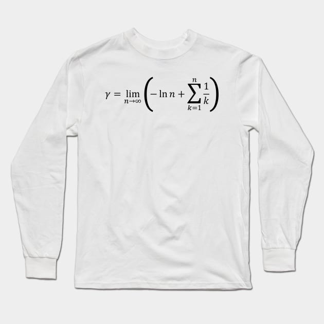 Euler Constant - Calculus And Math Long Sleeve T-Shirt by ScienceCorner